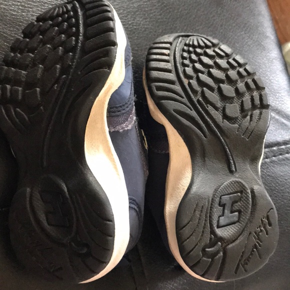 EUC TOMMY HILFIGER NAVY Toddler? Zipper TENNIES - Picture 4 of 6